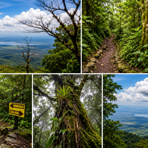 Crater Trail on Mombacho Volcano