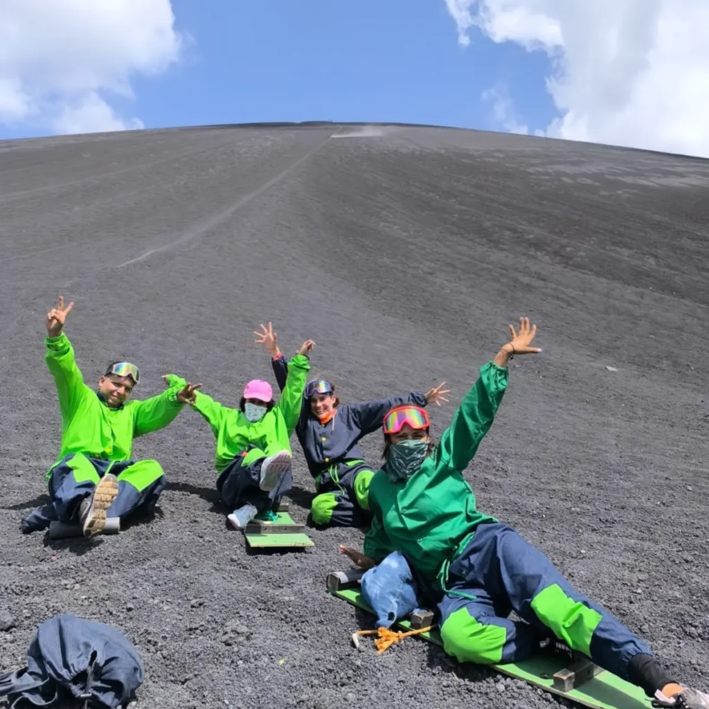 volcano boarding